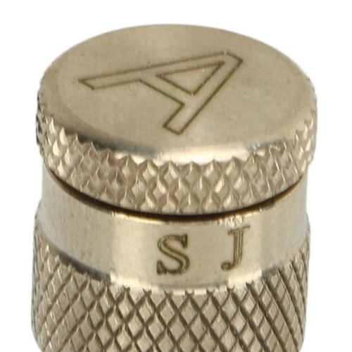 2 Stück 4 mm Saxophon-Metallschrauben mit gebogenem Hals 2
