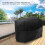 Schweißgerätabdeckung 190T Schwarz 50x25x31 cm 8