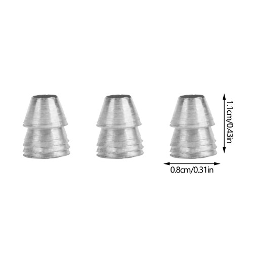 20 Stück Rundgriffkeile 8 mm/0,31 in Stahl-Set 1