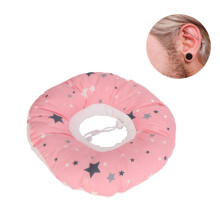 Donut-Ohrkissen rosa Baumwolle Durchmesser 11,4 Zoll