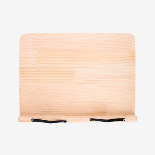 Soporte para libros de madera natural 35x25cm/13.8x9.8in 1