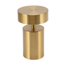 LED Table Lamp 3 Levels Electroplating USB Charging LED Night Light Desktop Decoration Table Lamp for Bar Hotel Restaurant Gold