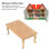 1/12 Birkenholz-Teetisch 10,8  5,8  4,3 cm 6