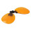 Orangene Objektiv-Klippbrille mit 99 % Blaulichtblockierung und Flip 15