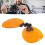 Orangene Objektiv-Klippbrille mit 99 % Blaulichtblockierung und Flip 1
