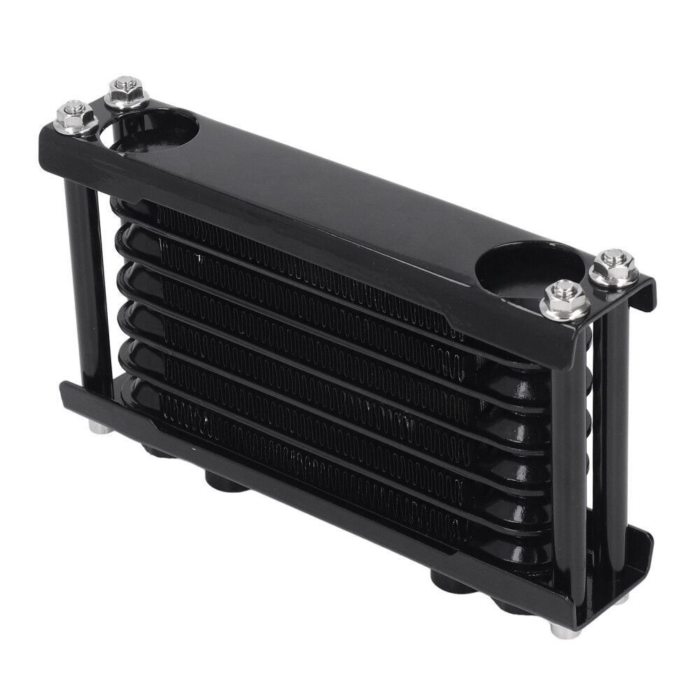 Engine Oil Cooler Aluminium Transmission Oil Cooling Radiator For 50Ccâ250Cc Motorcycle Off Road Vehicle Atv Black 7901320722746