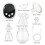 T1 180 ml integrierte Pumpe mit LED-Bildschirm 11