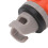 2er-Pack orangefarbener Luftpumpen-Adapter, 8,33,33,3 cm Ventil 10