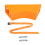 Soporte de pared para cilindro de gas de plástico naranja 2