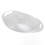 Transparente PCTG-Dampfabdeckung 38,5x25x4,5 cm TM6 11