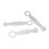 3er-Set Flute Leveling Ring Pad Set - Metall, Silber 7