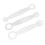 3er-Set Flute Leveling Ring Pad Set - Metall, Silber 12