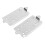 2 Stück Basisplatten für Hals- und Steg-Pickups Silber 13