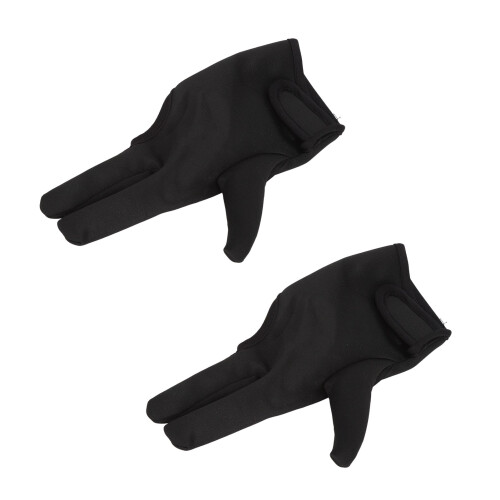 2 Stück 3-Finger-Hitzebeständiger Barbier-Handschuh