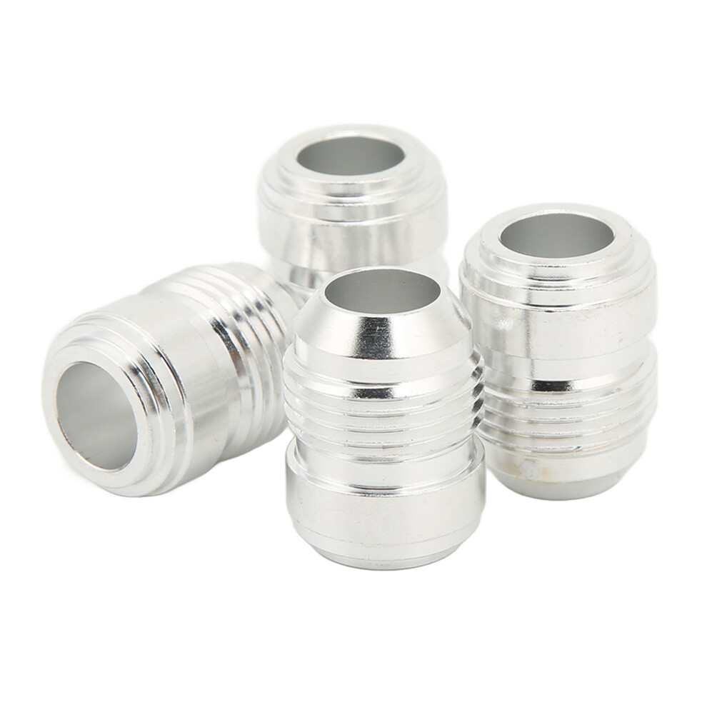 4 Pcs 10An Weld On Bung Fitting 3/4In Thread Aluminium Alloy Male Hose Pipe End Adapter 7601320727184