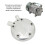 Tapa trasera de la culata AC 57009630 de aluminio 3