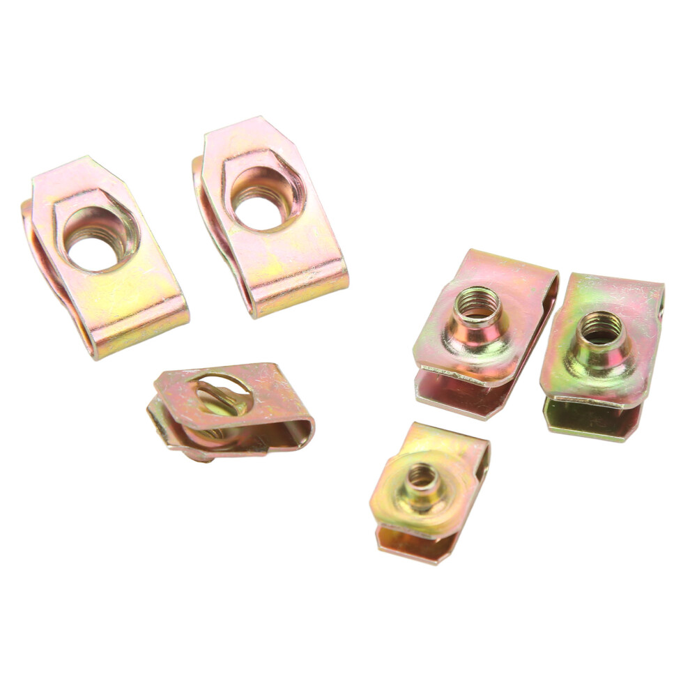 60Pcs U Nut Clip Kit Strong Rust Resistance High Elasticity M4 M5 M6 M8 U Nuts Set For Car Motorcycle 8351320727361