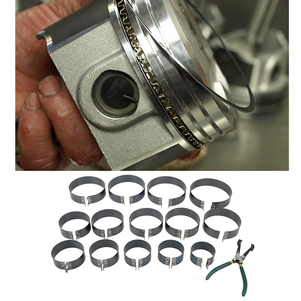 Piston Ring Compressor Set Professional Universal Installer Pliers 14 Band Tool Kit for Car Truck-image-OPC-PHV59BQ-NEW