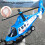 (Blue Light Helicopter)Kids Rescue Helicopter Model With Light Effects And Sound For Play Interactive 6