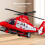 (Blue Light Helicopter)Kids Rescue Helicopter Model With Light Effects And Sound For Play Interactive 3
