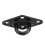 5 piezas de placa de ojo de 8 mm negro SS304 para techo 5