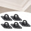 5 piezas de placa de ojo de 8 mm negro SS304 para techo 14