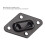 5 piezas de placa de ojo de 8 mm negro SS304 para techo 10