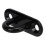 5 Stück Oval Pad-Eye-Platte Schwarz 5mm/0.20in 4