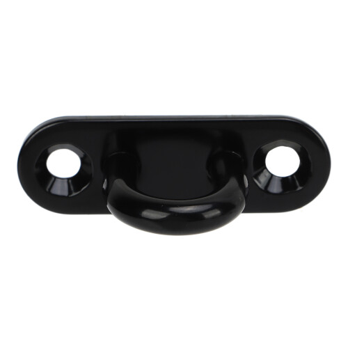 5 Stück Oval Pad-Eye-Platte Schwarz 5mm/0.20in 2