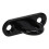 5 Stück Oval Pad-Eye-Platte Schwarz 5mm/0.20in 8