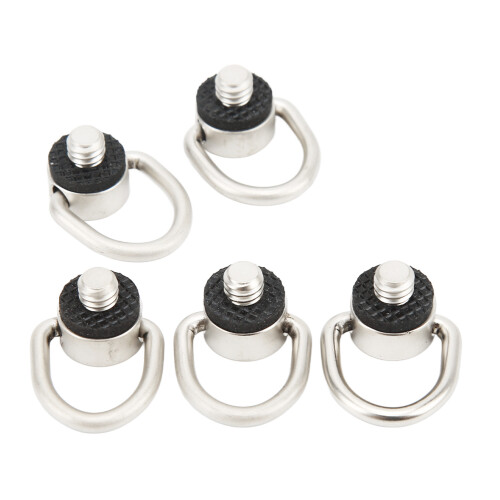 5 Stück UNC 1/4-20 silberne C-förmige Sling-Schrauben