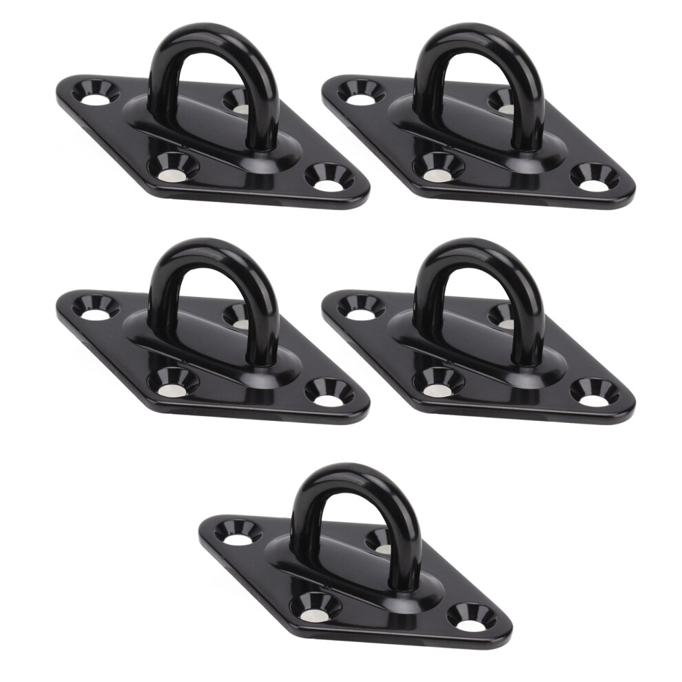 5Pcs Eye Plate Stainless Steel Thicken Eye Pad For Ceiling Chandeliers Ceiling Fans Ceiling Sandbags Hanging Swings 6Mm/0.24In 4211320731079