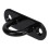 5 Stück oval Padeye-Platte 6 mm / 0,24 in Schwarz 11