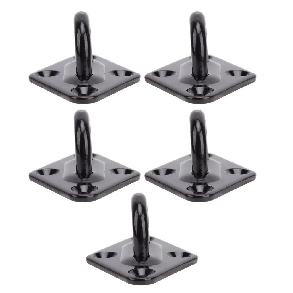 5Pcs Eye Plate Stainless Steel Thicken Eye Pad For Ceiling Chandeliers Ceiling Fans Ceiling Sandbags Hanging Swings 5Mm/0.20In 4321320731105