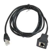 Cat5e Flush-Montage-Kabel 2 m PVC, männlich-weiblich