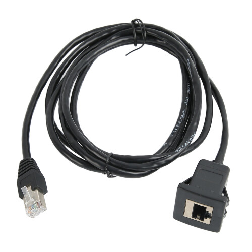 Cat5e Flush-Montage-Kabel 2 m PVC, männlich-weiblich