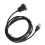 Cat5e Flush-Montage-Kabel 2 m PVC, männlich-weiblich 3