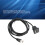 Cat5e Flush-Montage-Kabel 2 m PVC, männlich-weiblich 5
