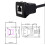 Cat5e Flush-Montage-Kabel 2 m PVC, männlich-weiblich 4