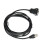 Cat5e Flush-Montage-Kabel 2 m PVC, männlich-weiblich 15