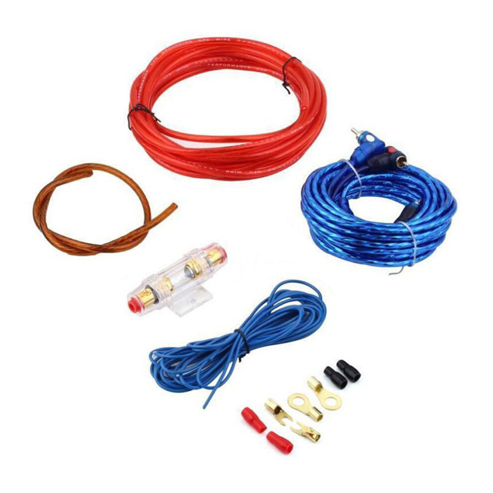 Car Audio Wiring Kit 8 Gauge Power Amplifier Installation Wiring Wire Control Cable For Car Audio Subwoofer Speaker 4621320731892