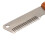 Peine de stripping para mascotas con mango de madera, acero inoxidable 3