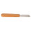 Peine de stripping para mascotas con mango de madera, acero inoxidable 8