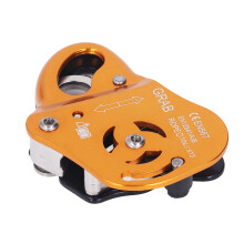 Movable Climbing Rope Grab Self Locking Climbing Fall Protection Belay Device for Mountaineering Aerial Work