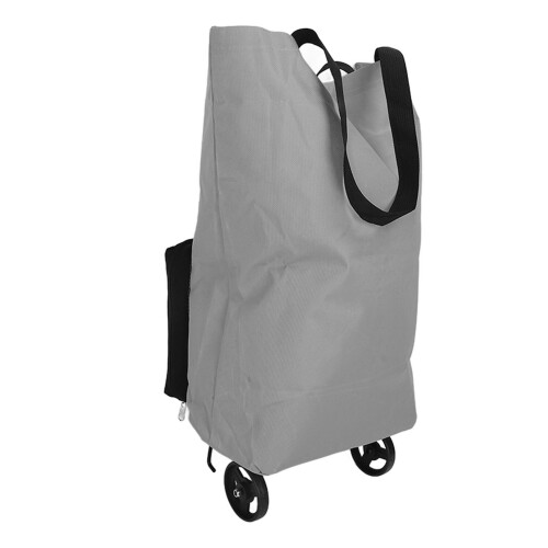 Faltbare Wagen-Tasche großes Fassungsvermögen graue Räder 2