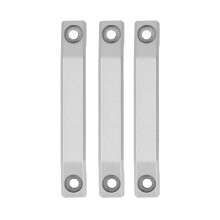 3-teiliges Aluminium-Schrankgriff-Set, 12  3,5  1,6 cm