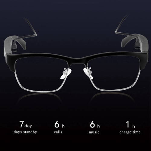 P5 Smarte Brille 100 mAh Akku, Einheitsgröße, Schwarz 2