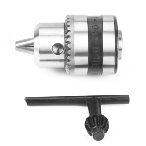 Bohrfutter mit Schraubenschlüssel 1,0-10mm, 3/8-24UNF, Edelstahl 1