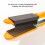 Carbonfaser Haarkamm Splint schwarz 9,2x3x3 cm 11
