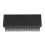 Carbonfaser Haarkamm Splint schwarz 9,2x3x3 cm 1